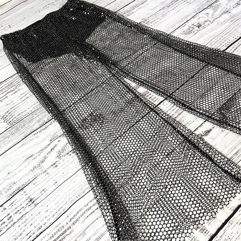 NEW! Free People Lights Up Mesh Wide-Leg Pants size Large